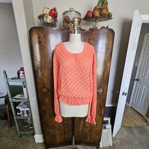 Anthropologie Coral Women's Sweater